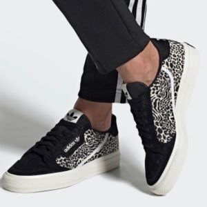 NWT Adidas Animal Print Continental VULC W